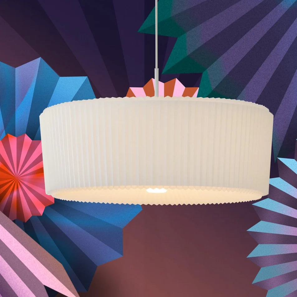 Plié Pendant Lamp Moooi: Designer Pleated fabric hang lamp Buy Online ...