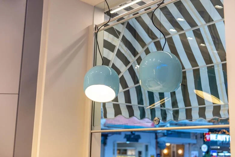 Blue Glossy Workshop light