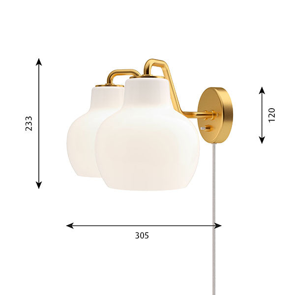 VL Ring Crown 2 Wall Lamp by Louis Poulsen