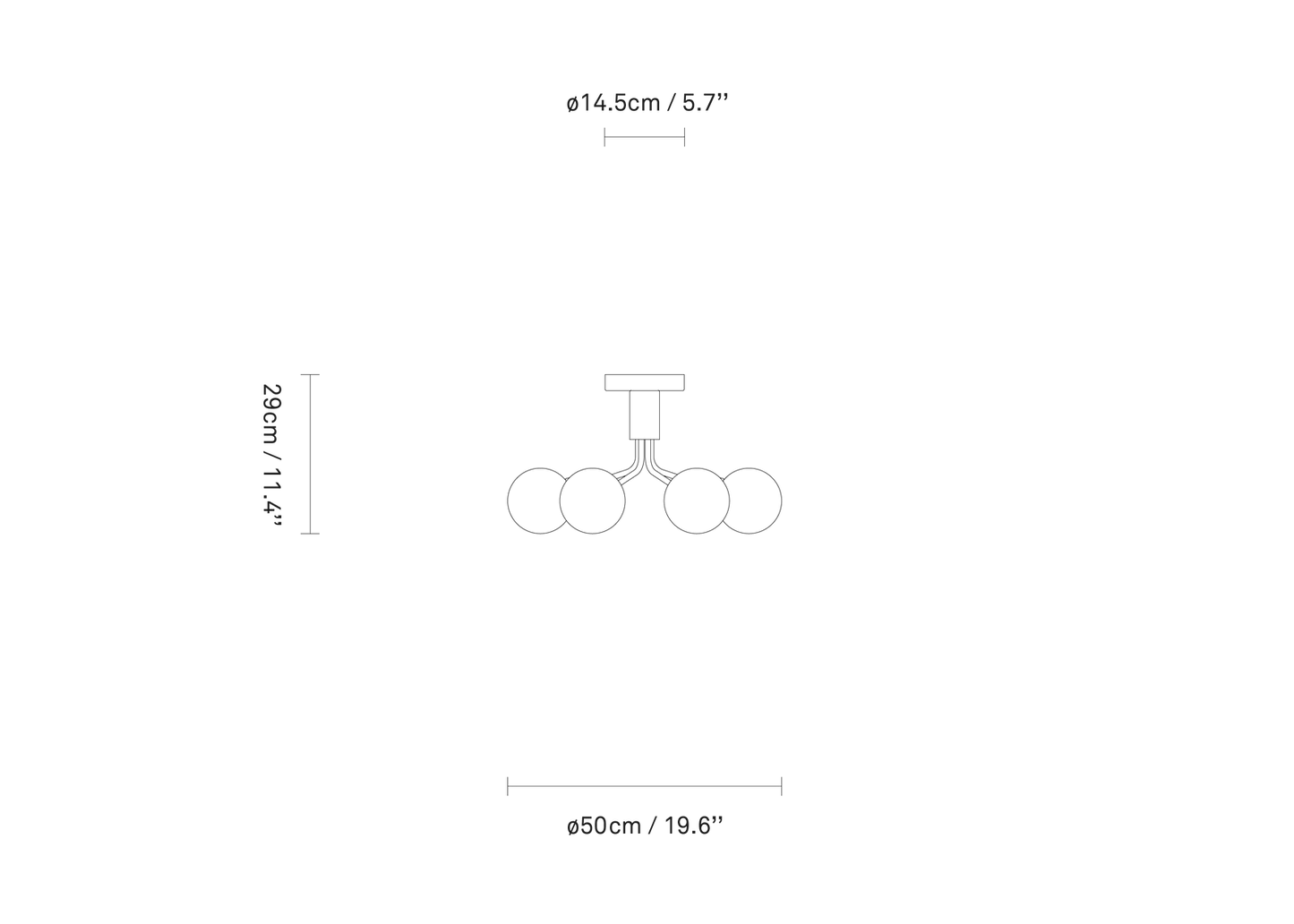 Apiales 6 Ceiling Lamp by Nuura