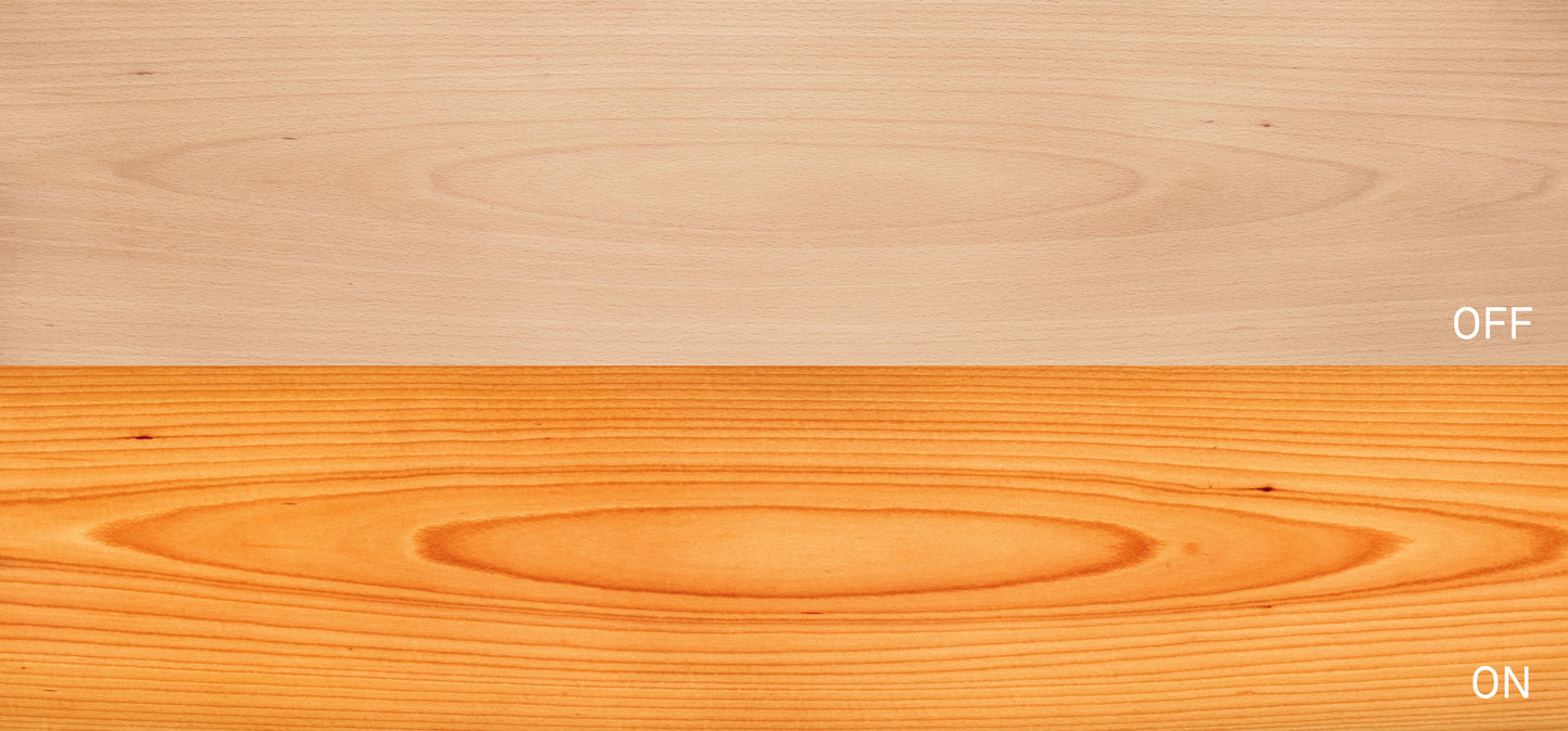 Natural Beech Wood Veneer lamp, lighting