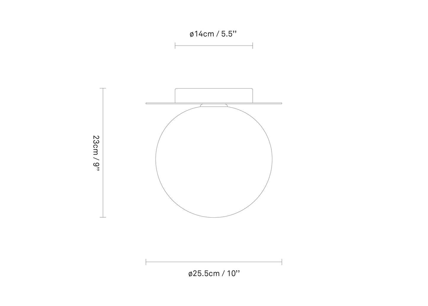Liila 1 Large Wall / Ceiling Lamp by Nuura