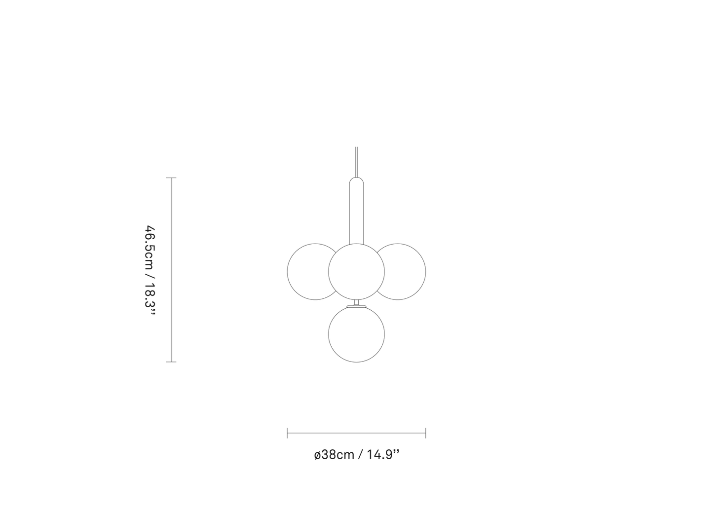 Miira 4 Pendant Lamp by Nuura