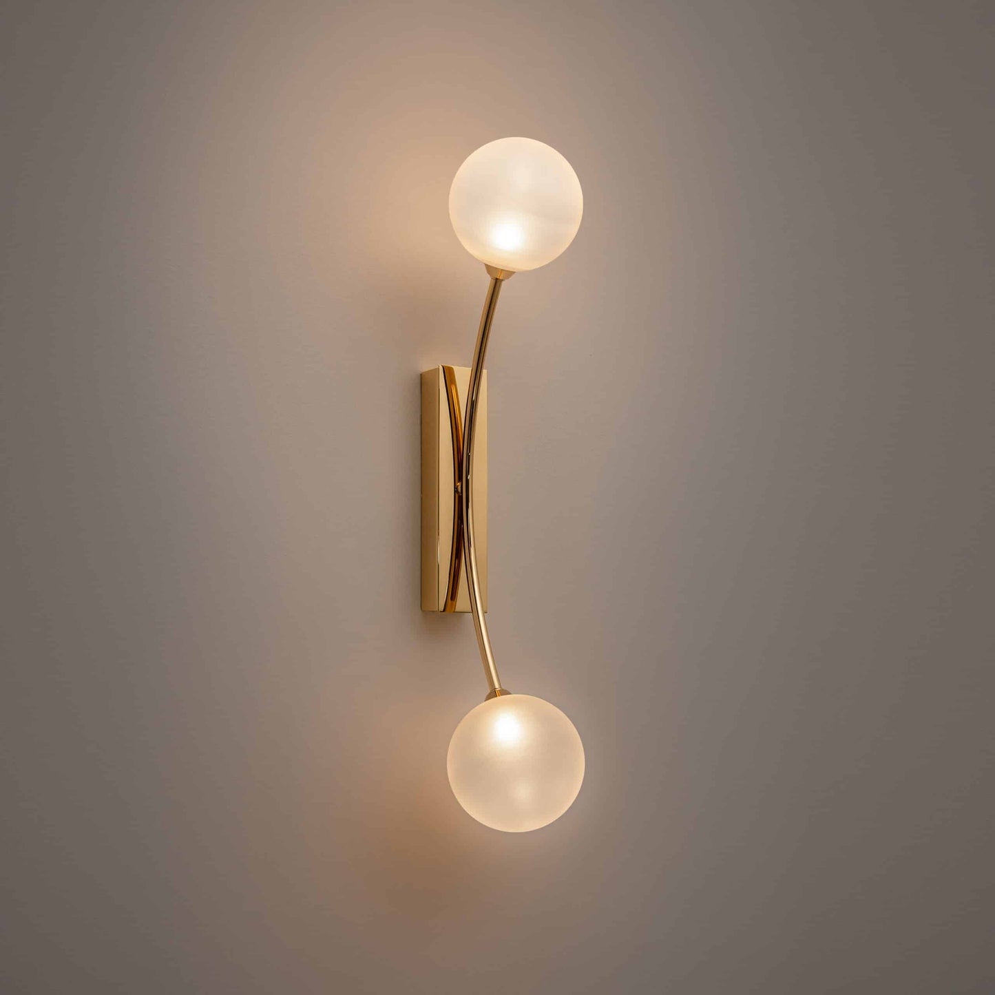 Penélope W1 and W2 wall lamps by Ilfari, modern European designer wall lighting with sculptural luxury design for premium interiors