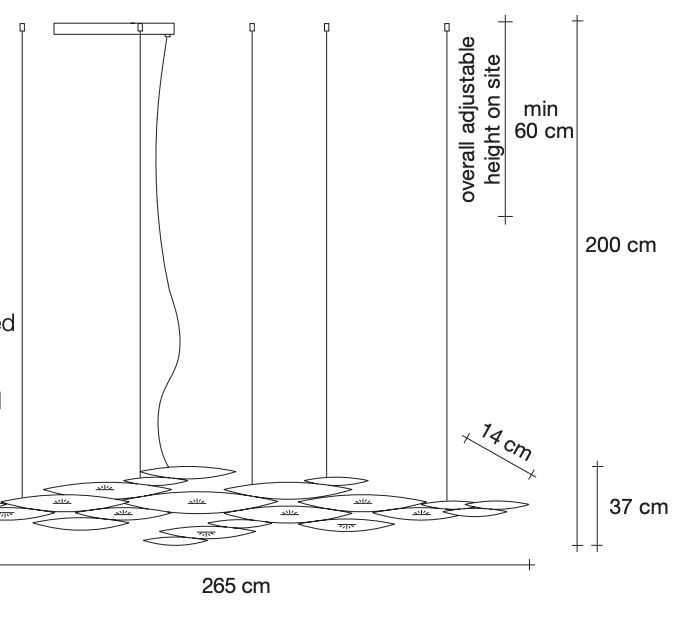 I Lucci Argentati Suspension by Terzani