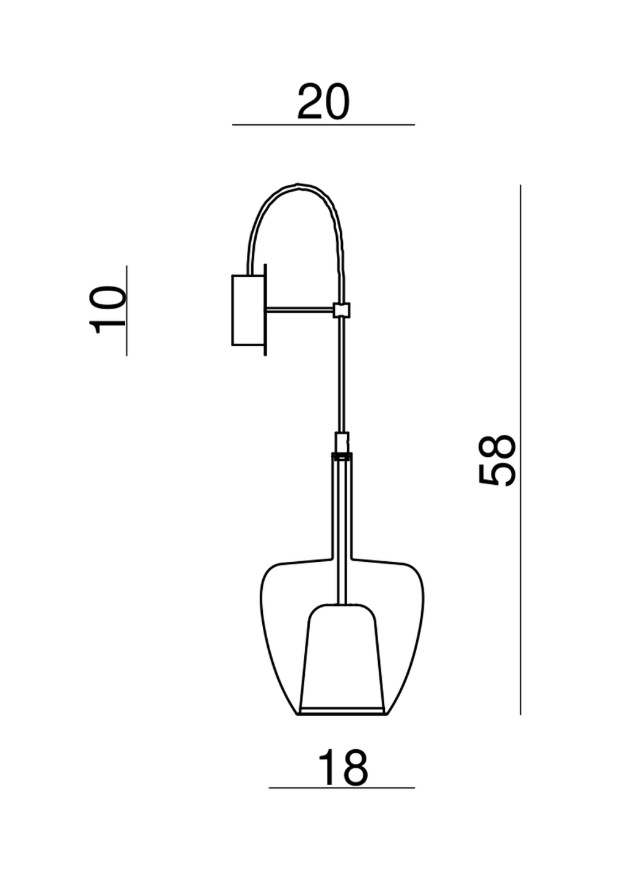 CLOS© Wall Lamp by Cangini & Tucci