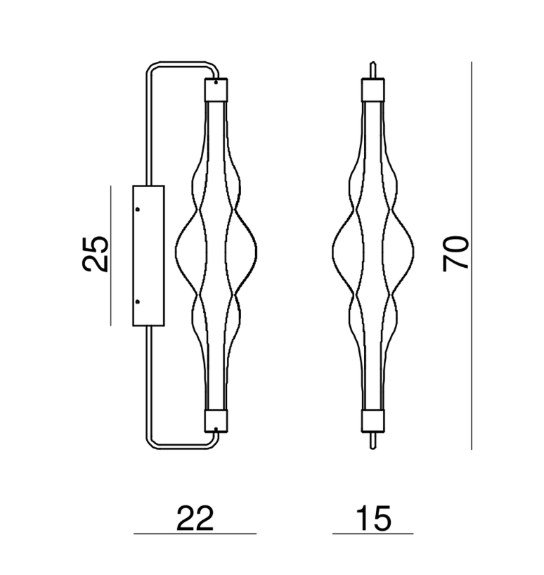 FREQUENCY© Wall Lamp by Cangini & Tucci