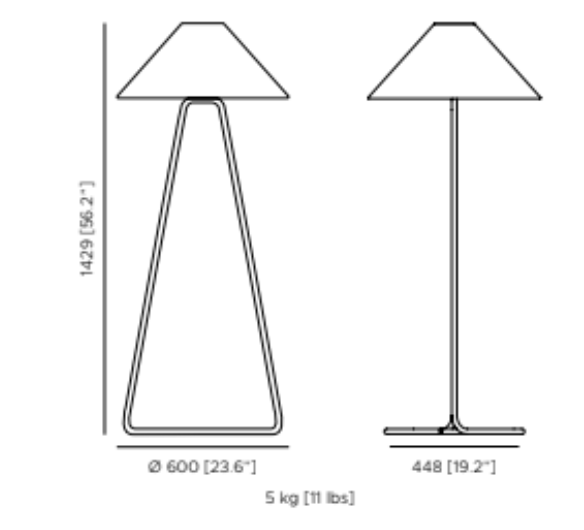 Hat Floor Lamp by Contardi
