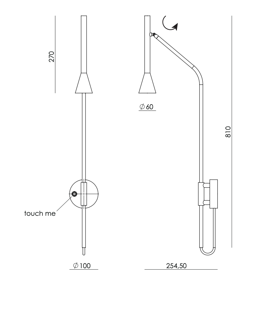 LYB Wall Lamp by Aromas del Campo