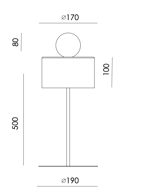 Curn Table Lamp by Aromas del Campo