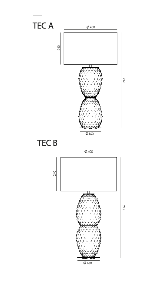 Cactus Table Lamp Large by Aromas del Campo