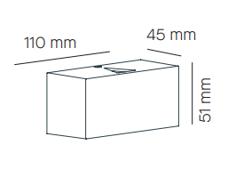 Mini Wall Lamp by Milan