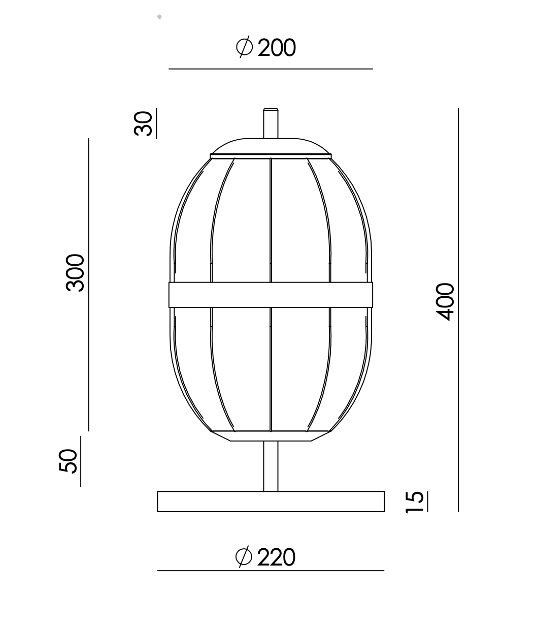 Pull Table Lamp by Aromas del Campo