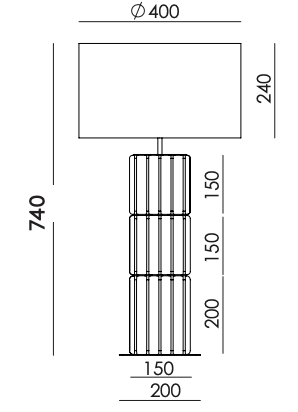 Pire Table Lamp by Aromas del Campo