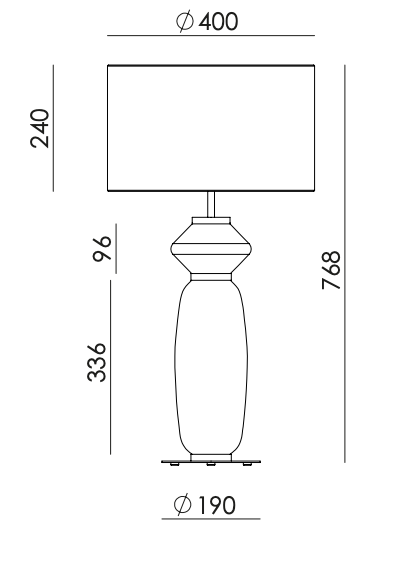 Papi Table Lamp by Aromas del Campo