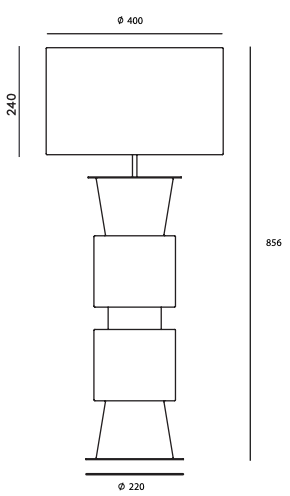 Ponn Table Lamp by Aromas del Campo