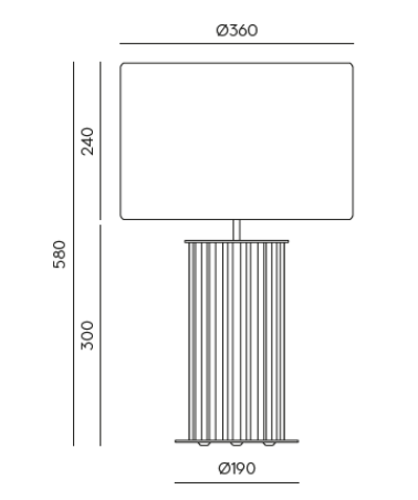 Sonica Table Lamp by Aromas del Campo