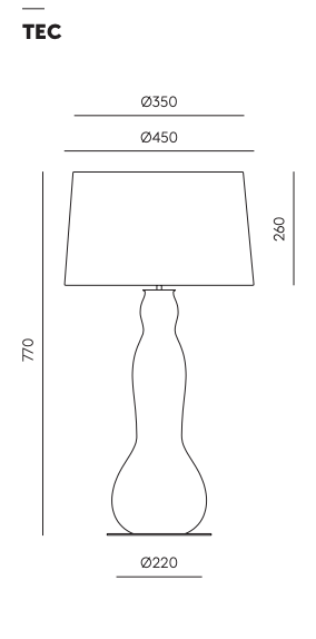 Melly Table Lamp by Aromas del Campo