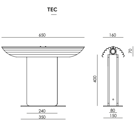 Hold Table Lamp by Aromas del Campo