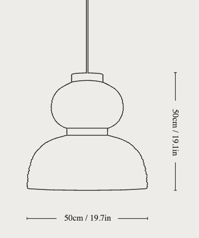 Formakami JH3 Pendant Lamp by &Tradition