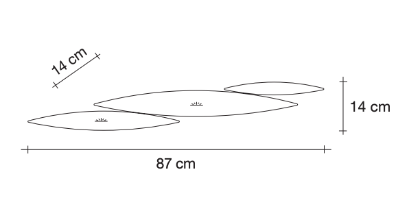 I Lucci Argentati Wall Lamp by Terzani