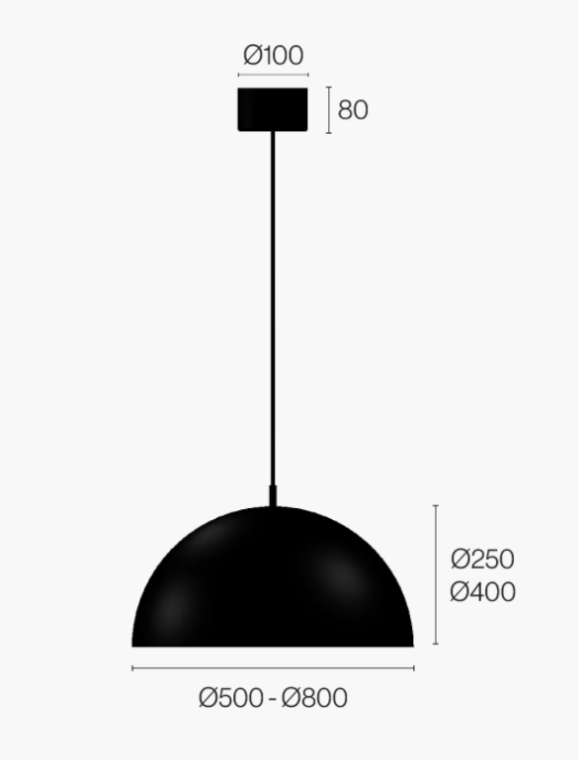 Amedeo Outdoor Suspension light by Zava Luce