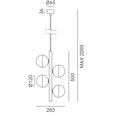 Molecola 275.13 Pendant Lamps by IL Fanale
