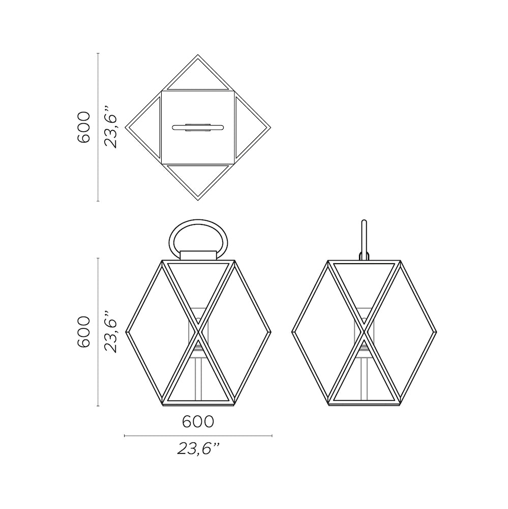 Muse Outdoor Table / Floor Lamp by Contardi