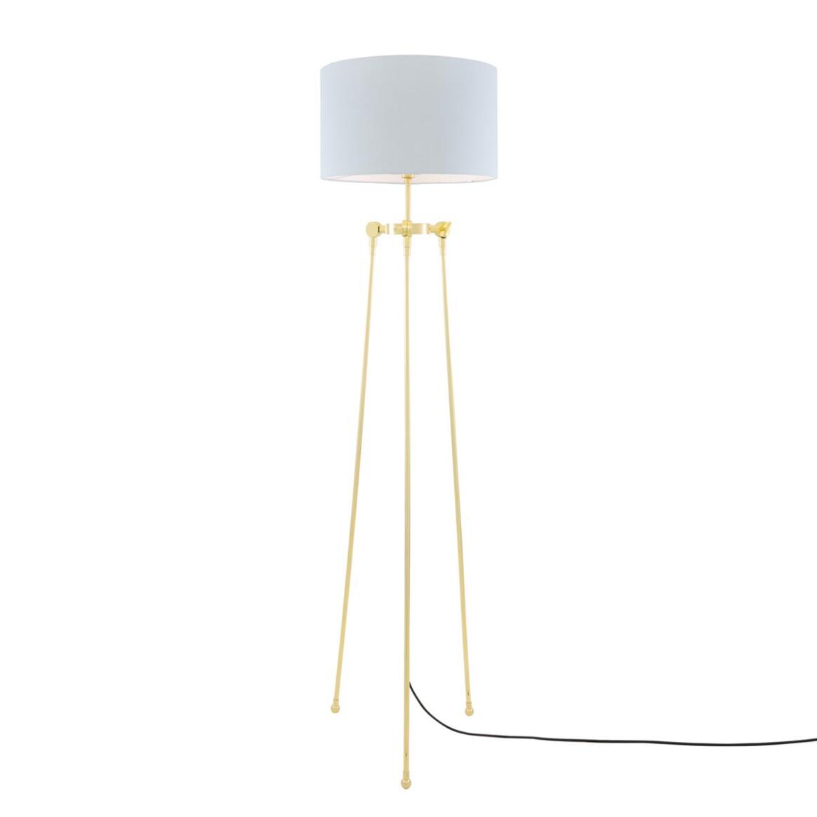 Erill Floor Lamp by Mullan Lighting with a sleek contemporary frame and elegant shade, offering modern floor lighting for stylish home and commercial interiors