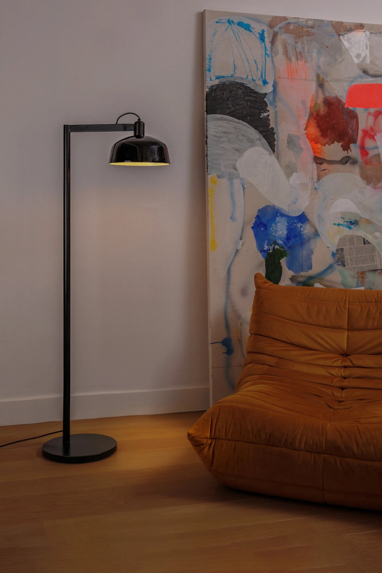 Tatawin Black floor lamp by Faro Shop Latest Floor Lights Online