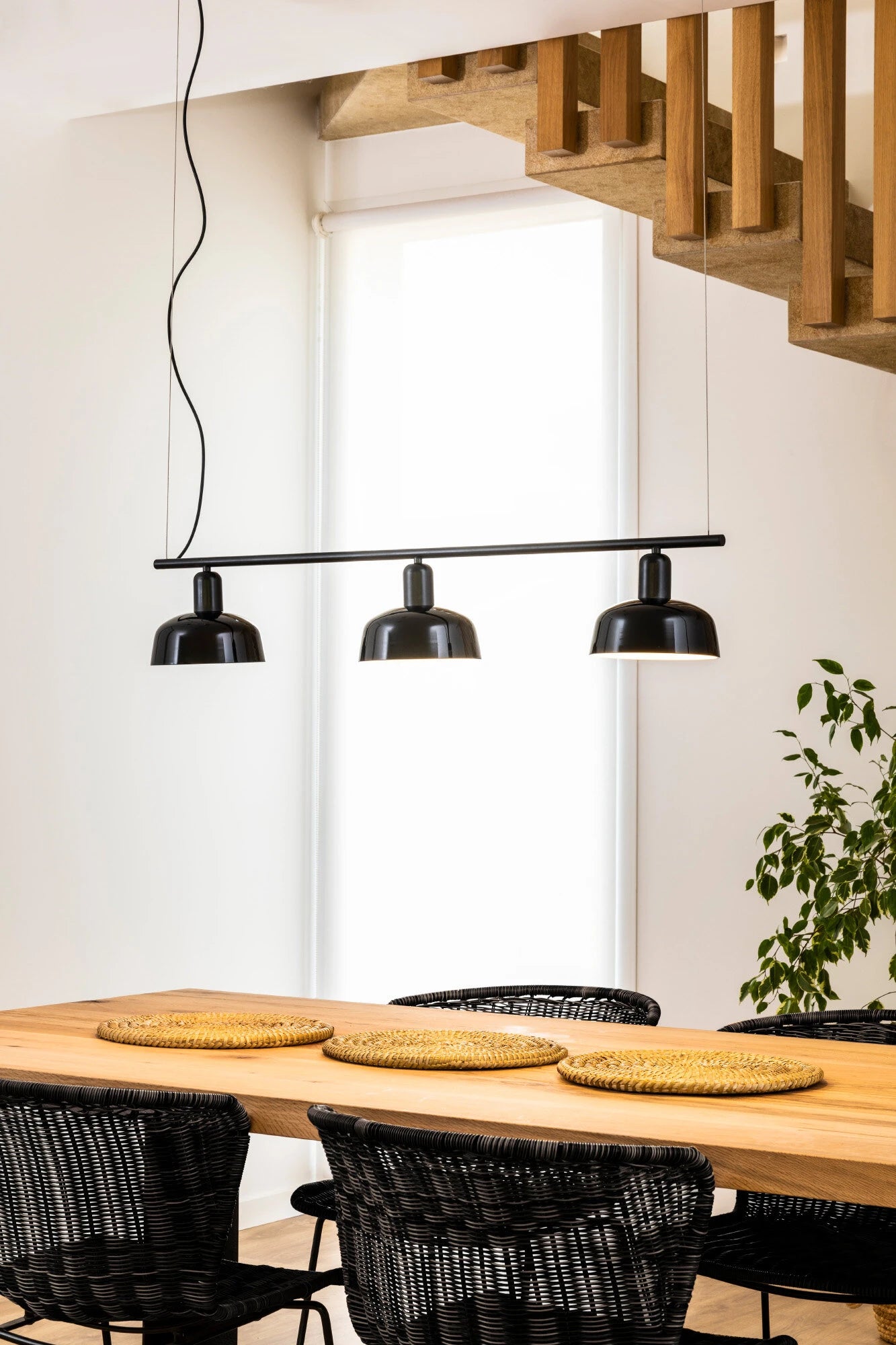 Tatawin Lineal S Black pendant lamp by Faro Buy Best Suspended