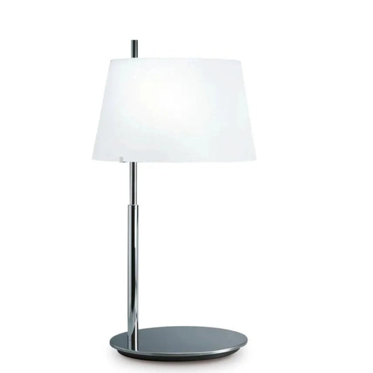chrome tall table lamp online India, Designer Study Bedside Table Lamp, Metal chrome tall table lamps for bedroom 