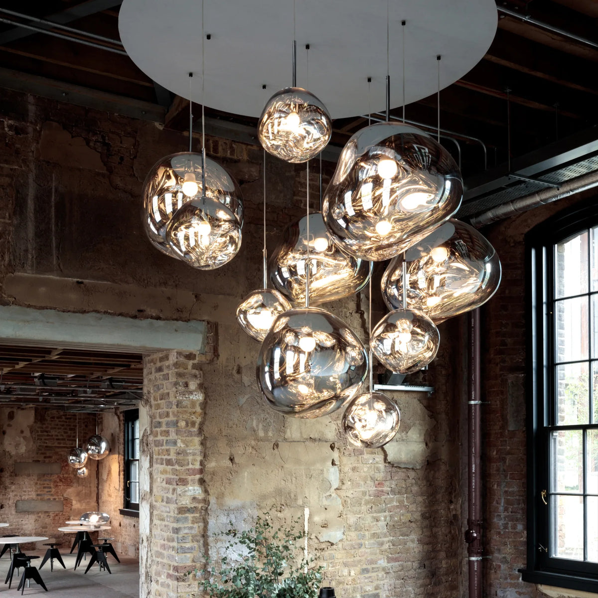 Melt Mega Pendant System by Tom Dixon, designer pendant light with sculptural form for luxury interiors ✨