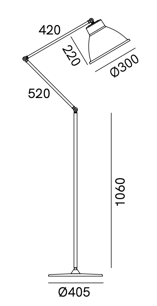 Loft Floor Lamps by IL Fanale