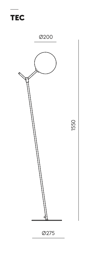 Atom Floor Lamp by Aromas Del Campo