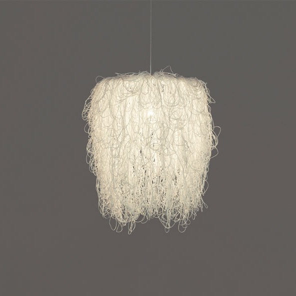 Caos Large Pendant Lamp by A Emotional Light in white – handmade Japanese cord lighting design