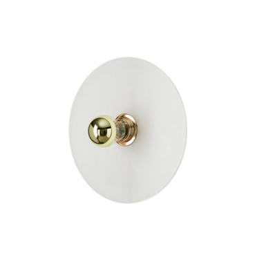 Alba Wall Lamp by Aromas Del Campo featuring a round alabaster and steel design, perfect for luxury lighting and elegant modern home decor.