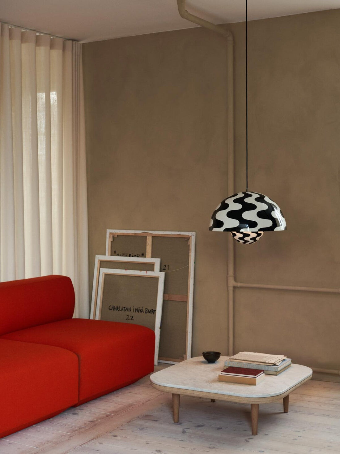 Stylish interiors featuring Flowerpot VP2 Pendant Lamp from top lighting brands in India