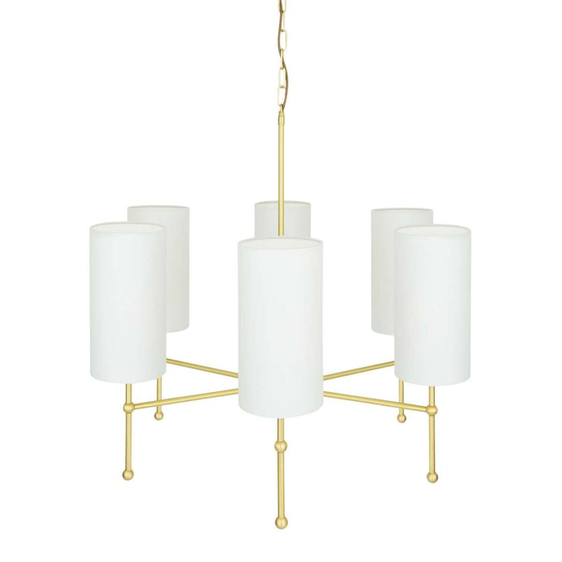 Arizona Brass Chandelier by Mullan Lighting featuring a bold brass finish, elegant chandelier design, and warm ambient illumination for modern and classic interiors