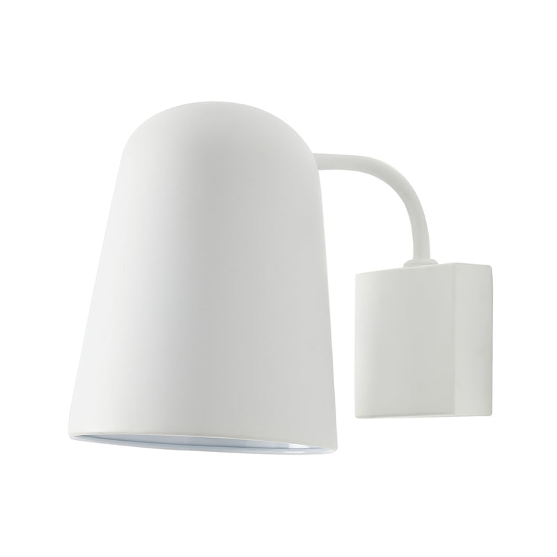 Dobi Wall Lamp by Aromas Del Campo – sleek steel wall light in matt black and white, designed by Pepe Fornas for modern indoor elegance.