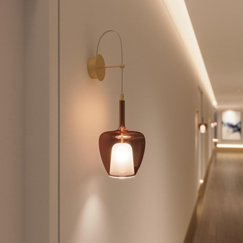 Elegant wall sconces on a wall refining the space