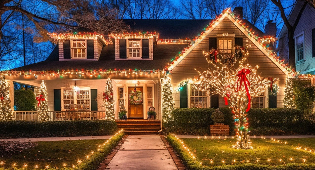 What do the lights symbolize at Christmas?