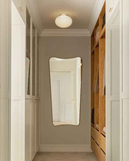 Small Ceiling light by Nuura for bathrooms to be used as a minimal chandelier