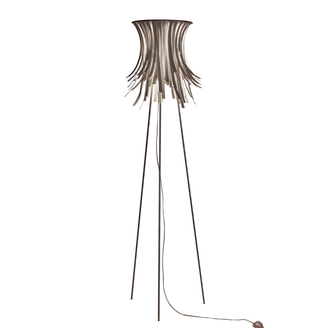 Bety Eco Large Floor Lamp by A Emotional Light – handmade sustainable floor lamp in colorful pressed cellulose design for modern eco luxury lighting.