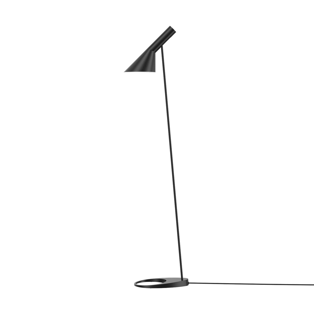AJ Floor Lamp by Louis Poulsen with iconic Scandinavian design, adjustable shade and luxury floor lighting.