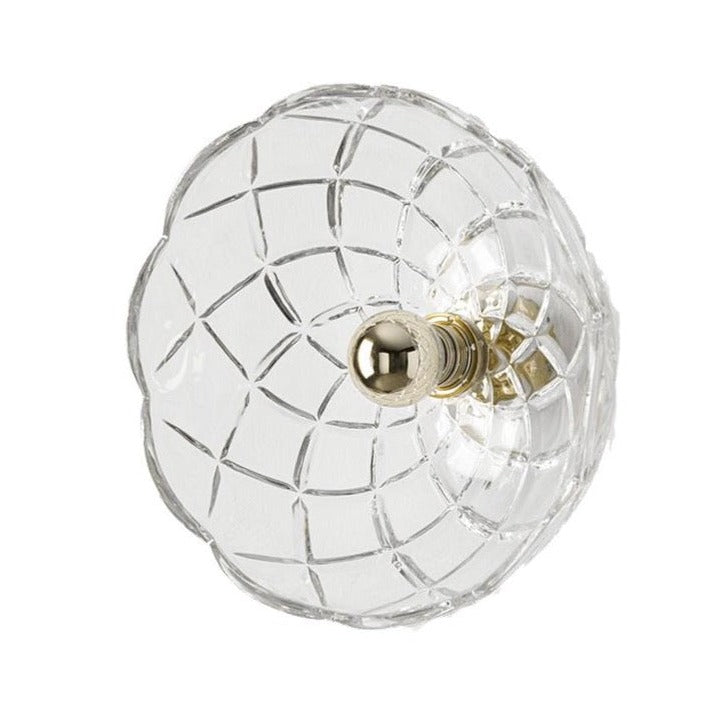 Lotto Wall Lamp by Aromas Del Campo – sleek steel and blown glass wall light with E27 fitting, designed by AC Studio for contemporary home decor.