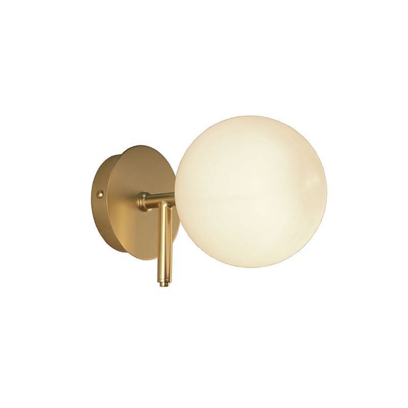 Atom Wall Lamp by Aromas Del Campo – modern wall light in steel and blown glass, designed by AC Studio for stylish, luxury interiors.