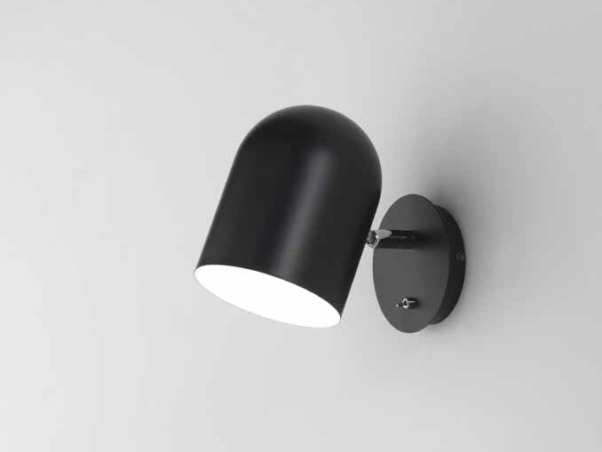 Luca Wall Lamp by Aromas Del Campo – sleek, round-shaped luxury wall light in steel, designed by AC Studio for contemporary and elegant interiors.