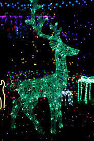 How do I make glowing reindeer for my Christmas decor?