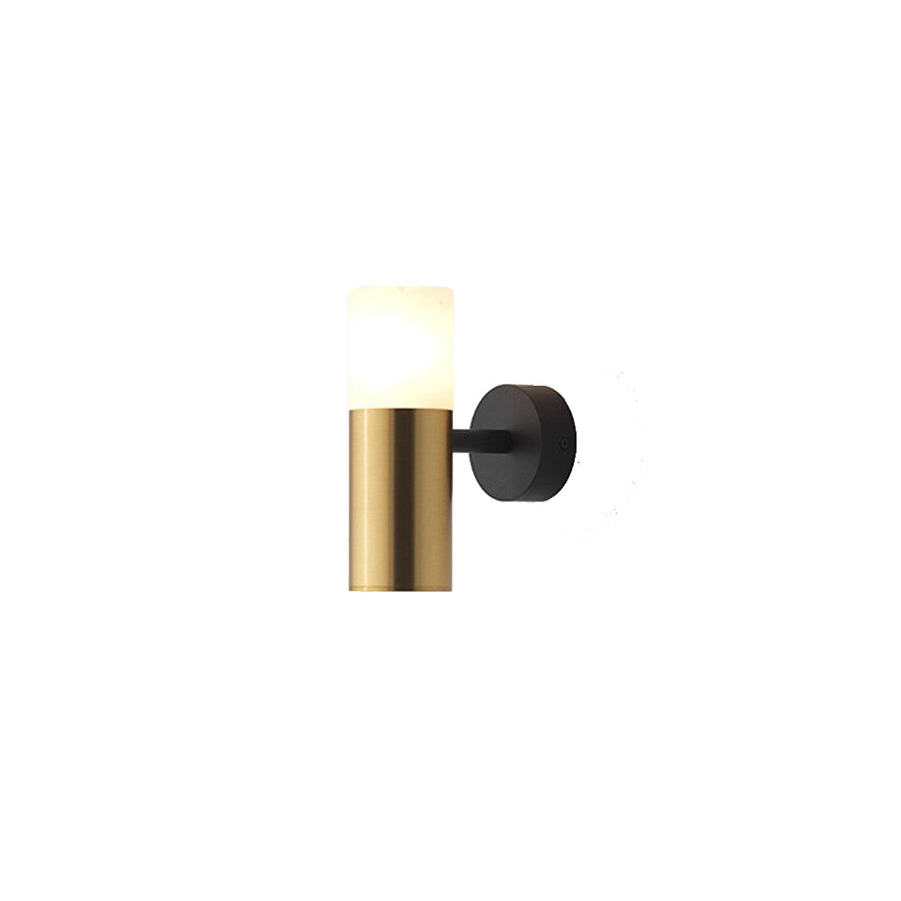 Lind Wall Lamp by Aromas Del Campo – elegant steel and alabaster wall light with included G9 LED, ideal for luxury interior settings.